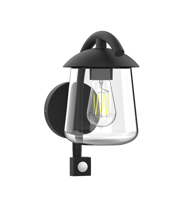 Parrot Bend Flat Top Glass Induction Wall Lamp HR60673S