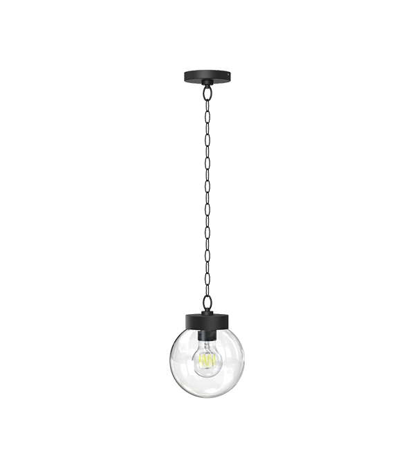 Round Glass Plastic Chandelier HR60774